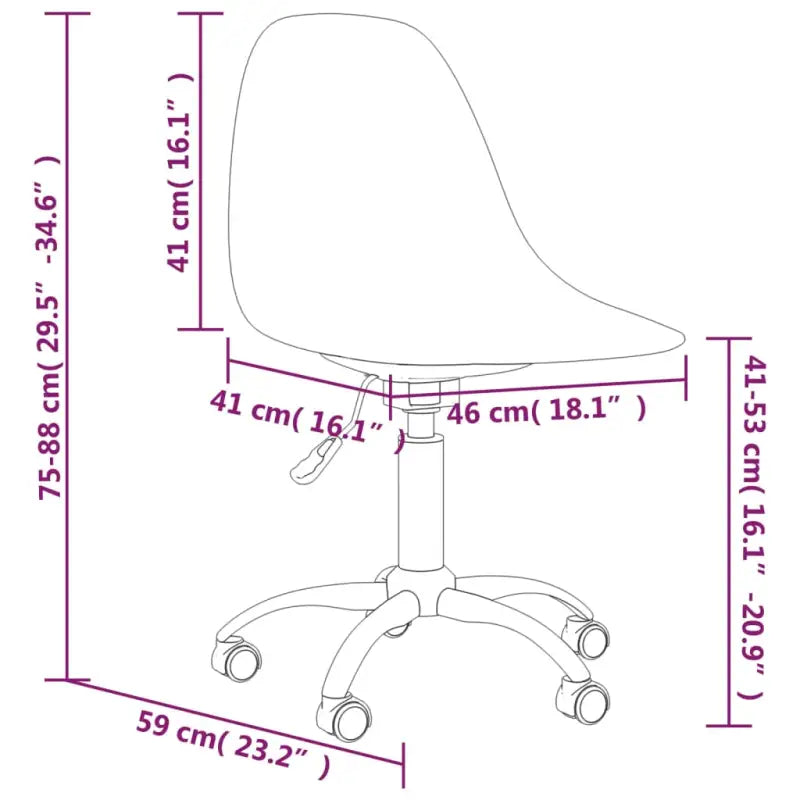 Trendy draaibare eettafelstoelen in modern design - Lichtgrijs / 2 - Eetkamerstoelen