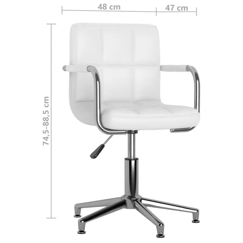 Trendy draaistoel voor kantoor met kunstleer en comfortabel zitplezier - Bureaustoelen