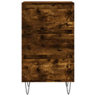 Trendy dressoir met metalen poten en bewerkt hout voor een tijdloze look - Dressoirs & buffetkasten