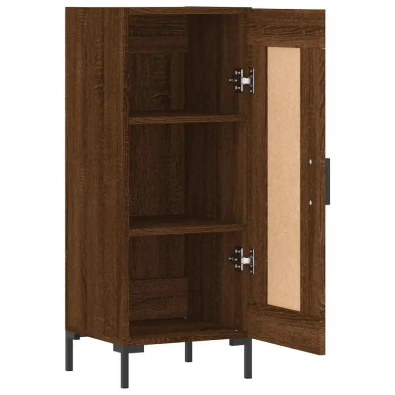 Trendy dressoir met metalen poten en bewerkt hout voor een tijdloze uitstraling - Dressoirs & buffetkasten