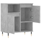 Trendy dressoir van bewerkt hout met ijzeren poten - Dressoirs & buffetkasten