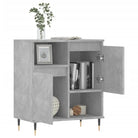 Trendy dressoir van bewerkt hout met ijzeren poten - Dressoirs & buffetkasten