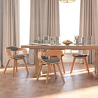Trendy eetkamerstoelen met gebogen hout en ergonomisch ontwerp - Eetkamerstoelen