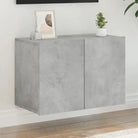 Trendy en duurzame tv-meubel van bewerkt hout - Betongrijs / 1 / 60 cm - Tv-meubels