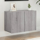 Trendy en duurzame tv-meubel van bewerkt hout - Grijs sonoma / 1 / 60 cm - Tv-meubels
