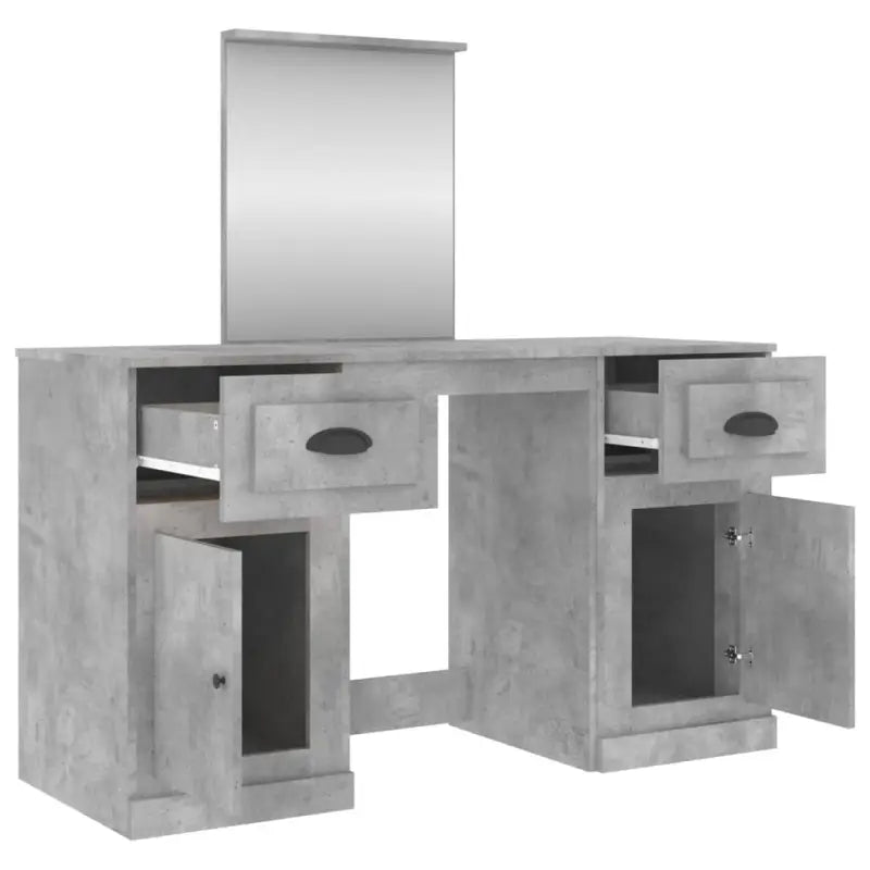 Trendy en praktische slaapkamerkaptafel met spiegel - Slaapkamerkaptafels