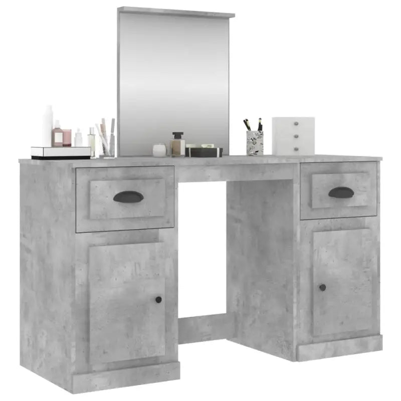 Trendy en praktische slaapkamerkaptafel met spiegel - Slaapkamerkaptafels