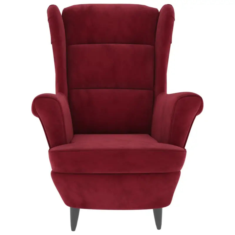 Trendy Fluweel Fauteuil met Comfortabele Hoogte Armleuning - Fauteuils & Relaxfauteuils