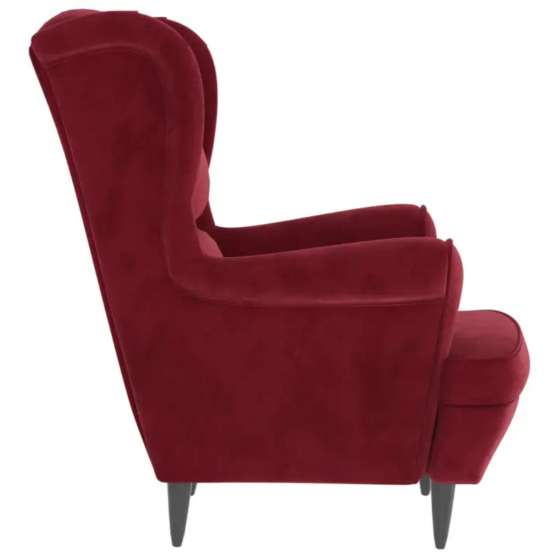 Trendy Fluweel Fauteuil met Comfortabele Hoogte Armleuning - Fauteuils & Relaxfauteuils