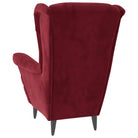 Trendy Fluweel Fauteuil met Comfortabele Hoogte Armleuning - Fauteuils & Relaxfauteuils