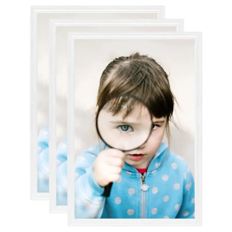 Trendy fotolijsten voor een stijlvolle muurdecoratie - Wit / 15 x 21 cm / 3 - Fotolijstjes