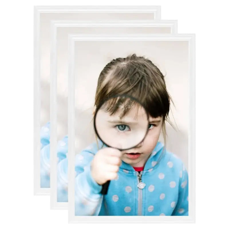 Trendy fotolijsten voor een stijlvolle muurdecoratie - Wit / 21 x 29.7 cm / 3 - Fotolijstjes