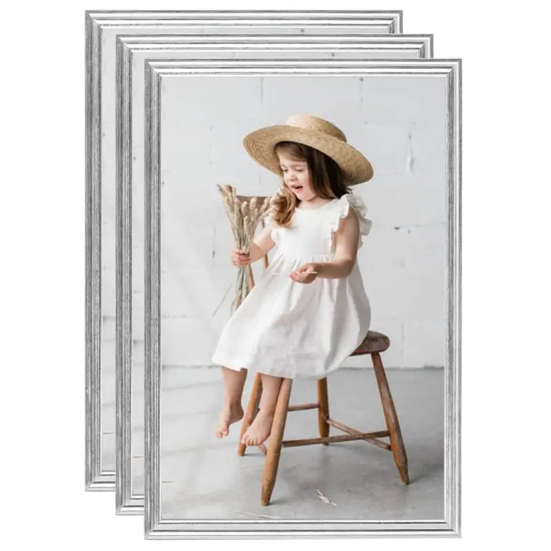 Trendy fotolijsten voor een stijlvolle muurdecoratie - Zilver / 21 x 29.7 cm / 3 - Fotolijstjes
