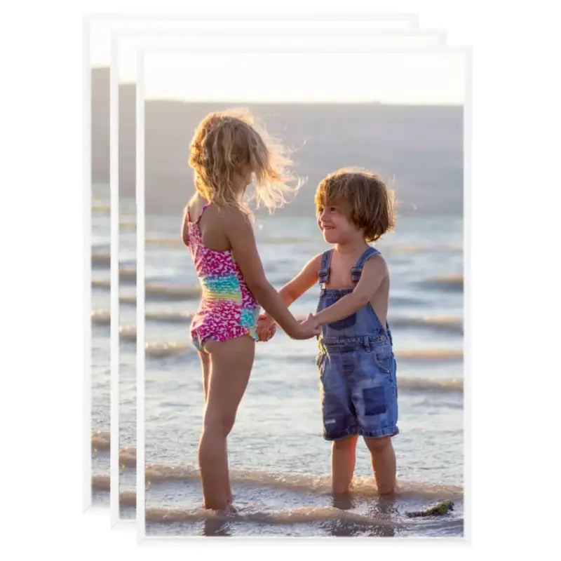 Trendy fotolijsten voor stijlvolle en levendige interieurdecoratie - Wit / 70 x 90 cm / 3 - Fotolijstjes
