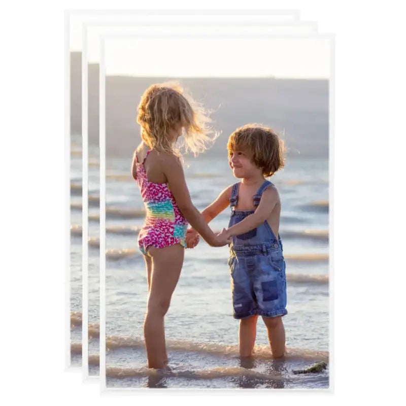 Trendy fotolijsten voor stijlvolle en levendige interieurdecoratie - Wit / 13 x 18 cm / 3 - Fotolijstjes