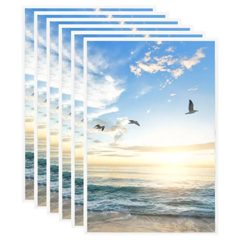 Trendy fotolijsten voor stijlvolle en levendige interieurdecoratie - Wit / 21 x 29.7 cm / 5 - Fotolijstjes