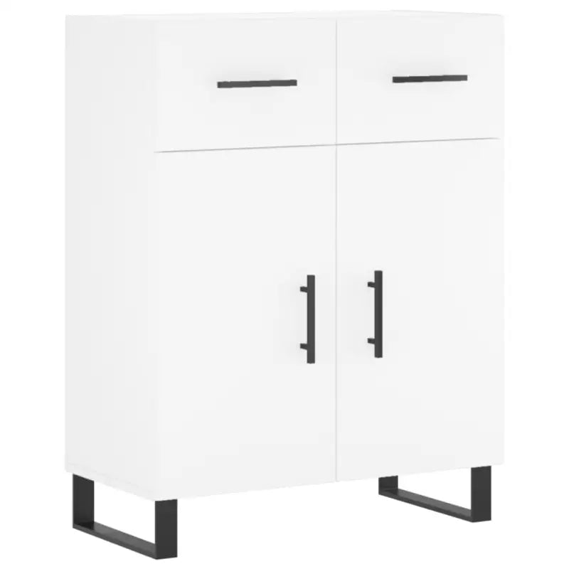 Trendy hoge kast in bewerkt hout met duurzame en stabiele afwerking - Dressoirs & buffetkasten