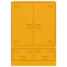 Trendy hoge kast met koudgewalst staal en unieke charme - Dressoirs & buffetkasten