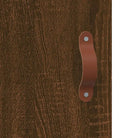 Trendy hoge kast van bewerkt hout met duurzame charme - Dressoirs & buffetkasten