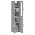 Trendy hoge kast van bewerkt hout met duurzame charme - Dressoirs & buffetkasten