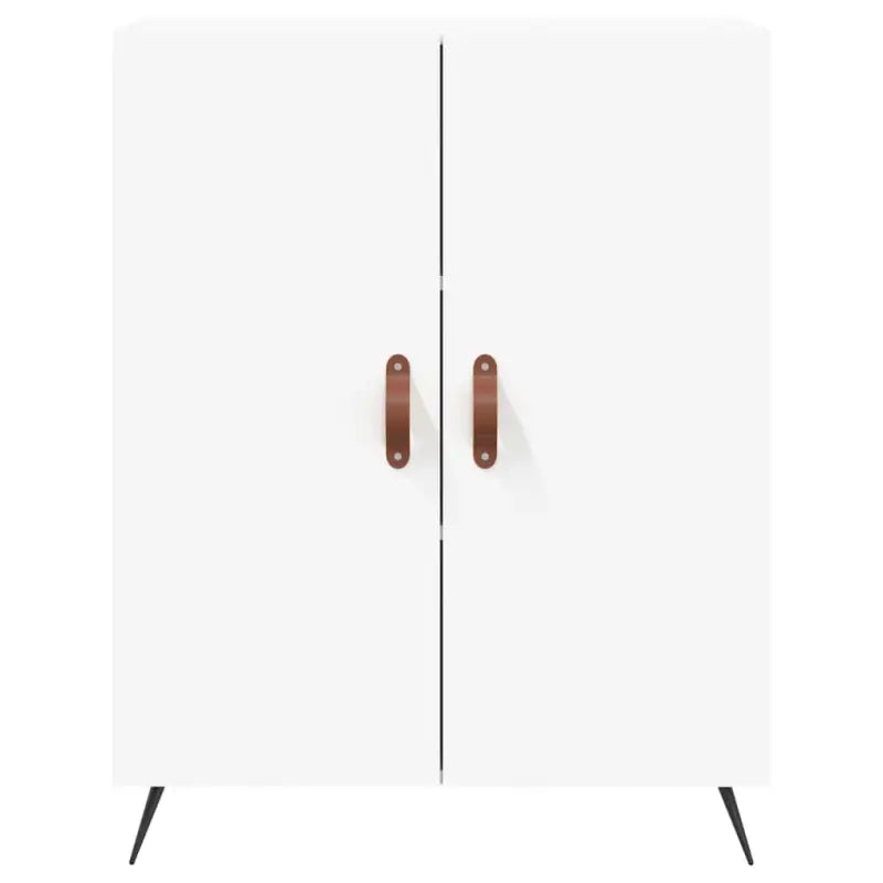 Trendy hoge kast van bewerkt hout met duurzame charme - Dressoirs & buffetkasten