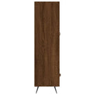 Trendy hoge kast van bewerkt hout met duurzame charme - Dressoirs & buffetkasten