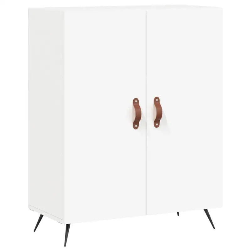 Trendy hoge kast van bewerkt hout met duurzame charme - Dressoirs & buffetkasten