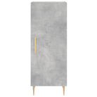 Trendy hoge kast van bewerkt hout met duurzame charme - Dressoirs & buffetkasten