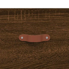 Trendy hoge kast van bewerkt hout met duurzame charme - Dressoirs & buffetkasten