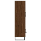 Trendy hoge kast van bewerkt hout met duurzame charme - Dressoirs & buffetkasten