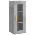 Trendy hoge kast van bewerkt hout met duurzame charme - Dressoirs & buffetkasten
