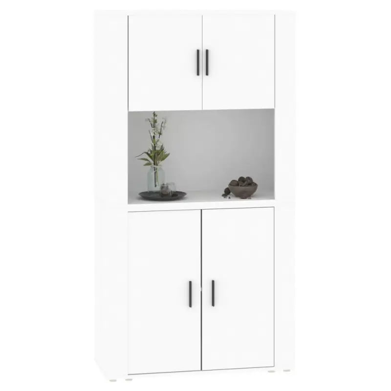 Trendy hoge kast van bewerkt hout met duurzame en stabiele kwaliteit - Dressoirs & buffetkasten