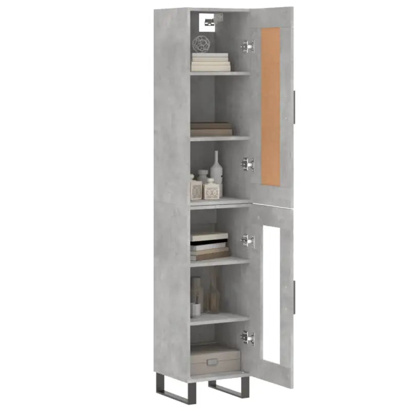 Trendy hoge kast van bewerkt hout met duurzame en stabiele kwaliteit - Dressoirs & buffetkasten