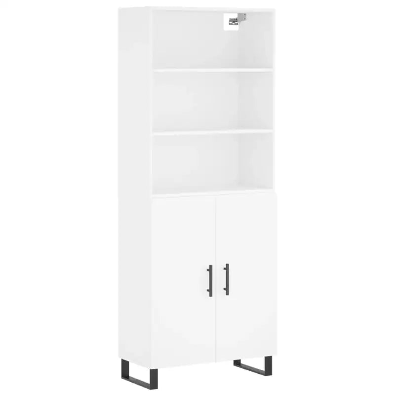 Trendy hoge kast van bewerkt hout met duurzame kwaliteit - Dressoirs & buffetkasten