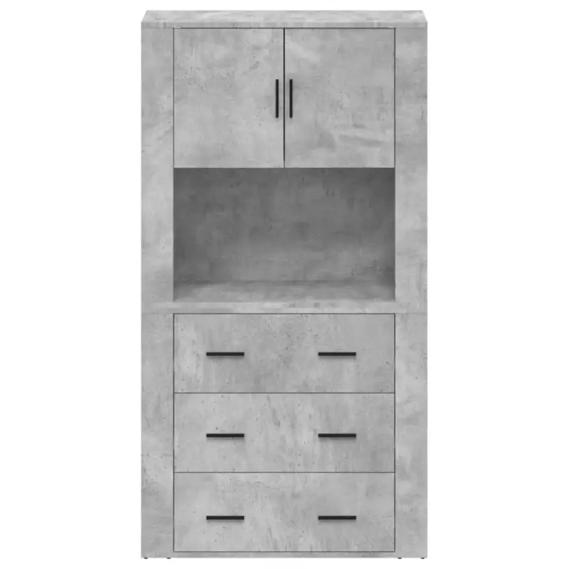 Trendy hoge kast van bewerkt hout met unieke charme en duurzaamheid - Dressoirs & buffetkasten