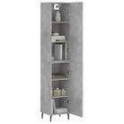 Trendy hoge kast van bewerkt hout voor een uniek interieur - Dressoirs & buffetkasten