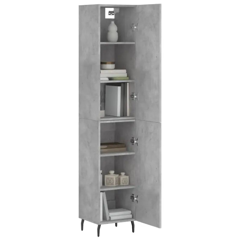 Trendy hoge kast van bewerkt hout voor een uniek interieur - Dressoirs & buffetkasten