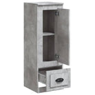 Trendy hoge kast van duurzaam bewerkt hout met charmante uitstraling - Dressoirs & buffetkasten