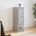 Trendy hoge kast van duurzaam bewerkt hout met charmante uitstraling - Grijs sonoma / 1 - Dressoirs & buffetkasten