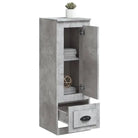 Trendy hoge kast van duurzaam bewerkt hout met charmante uitstraling - Dressoirs & buffetkasten