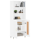 Trendy hoge kast van duurzaam bewerkt hout voor een uniek interieur - Dressoirs & buffetkasten