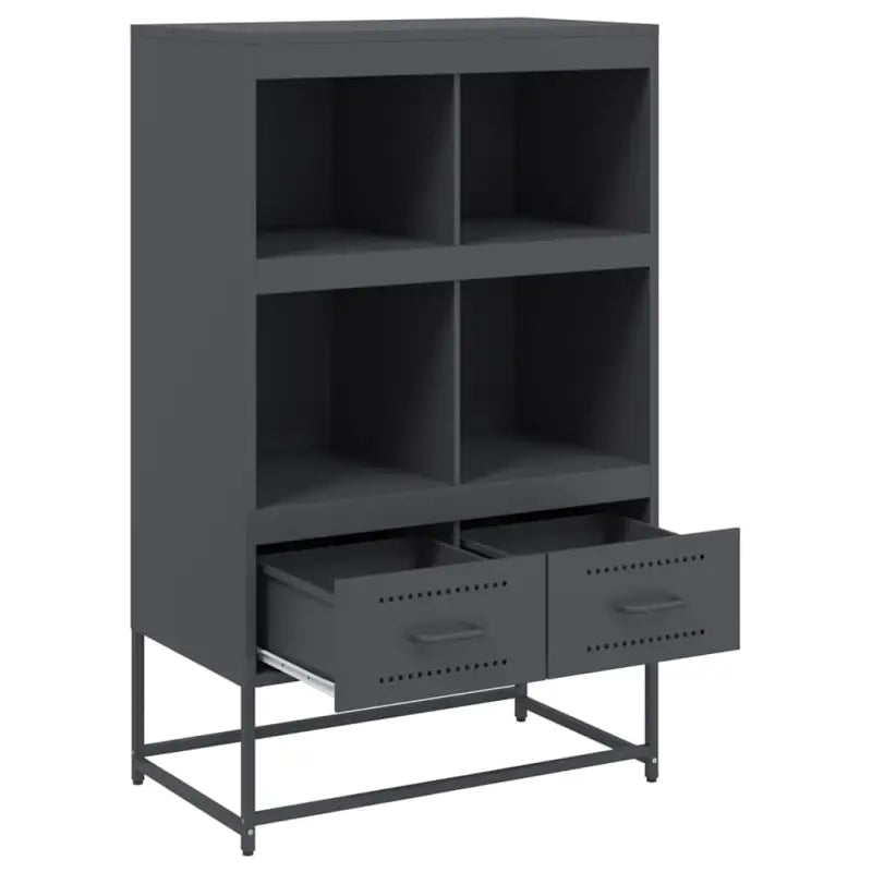 Trendy hoge kast van duurzaam staal voor een elegante interieurstijl - Dressoirs & buffetkasten