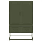 Trendy hoge kast van duurzaam staal voor een elegante uitstraling - Dressoirs & buffetkasten