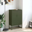 Trendy hoge kast van duurzaam staal voor een elegante uitstraling - Dressoirs & buffetkasten