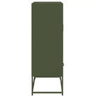 Trendy hoge kast van duurzaam staal voor een elegante uitstraling - Dressoirs & buffetkasten