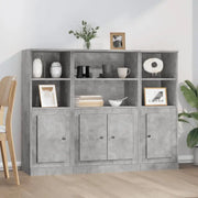 Trendy hoge kasten van bewerkt hout met duurzame charme - Dressoirs & buffetkasten