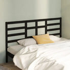 Trendy hoofdbord in massief grenenhout voor een slaapkamer uitstraling - Zwart / 206 x 104 cm / 1 - Hoofdborden