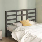 Trendy hoofdbord in massief grenenhout voor een slaapkamer uitstraling - Grijs / 156 x 104 cm / 1 - Hoofdborden