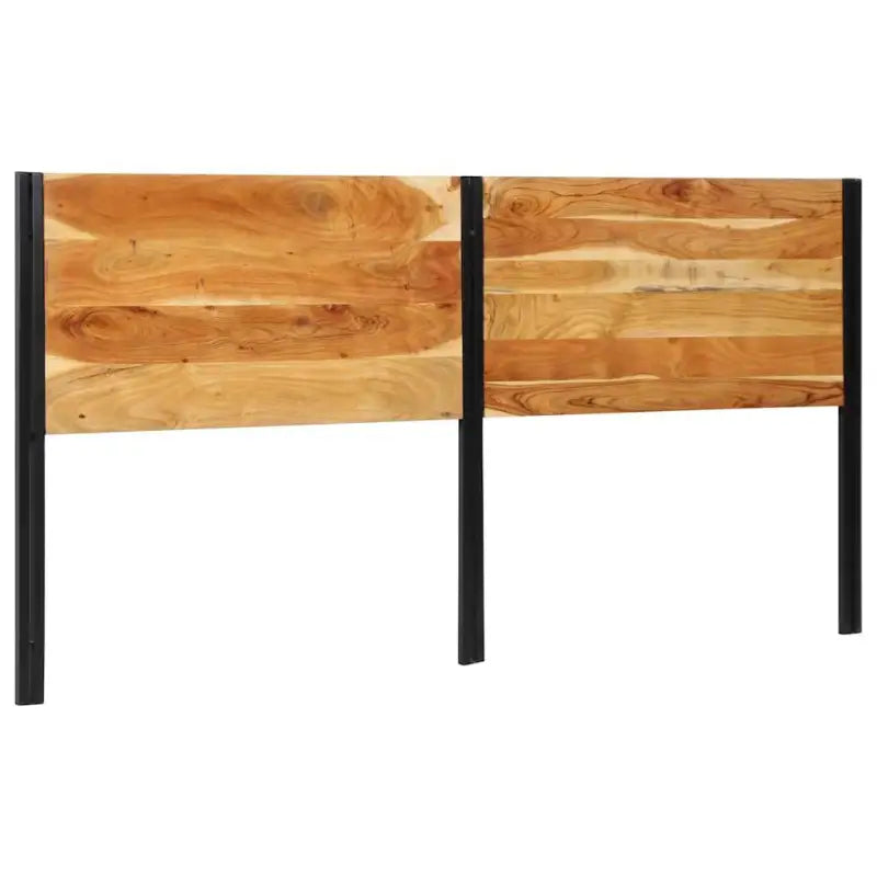 Trendy hoofdbord van massief mangohout voor een complete slaapkamerlook - 200 cm / 1 / Massief acaciahout - Hoofdborden