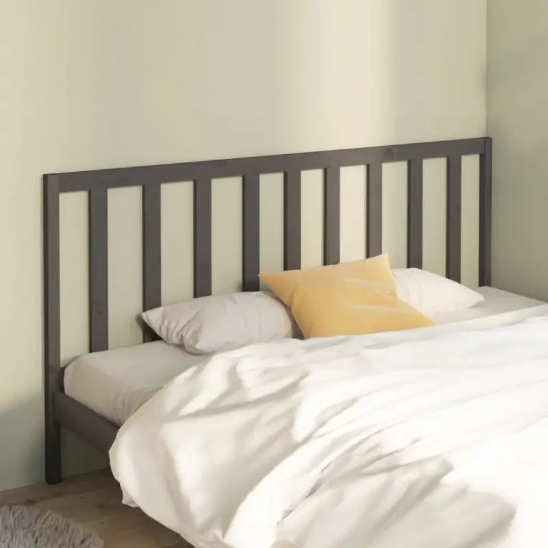 Trendy hoofdborden en voetborden van massief grenenhout voor elk interieur - Grijs / 206 x 100 cm / 1 - Hoofdborden